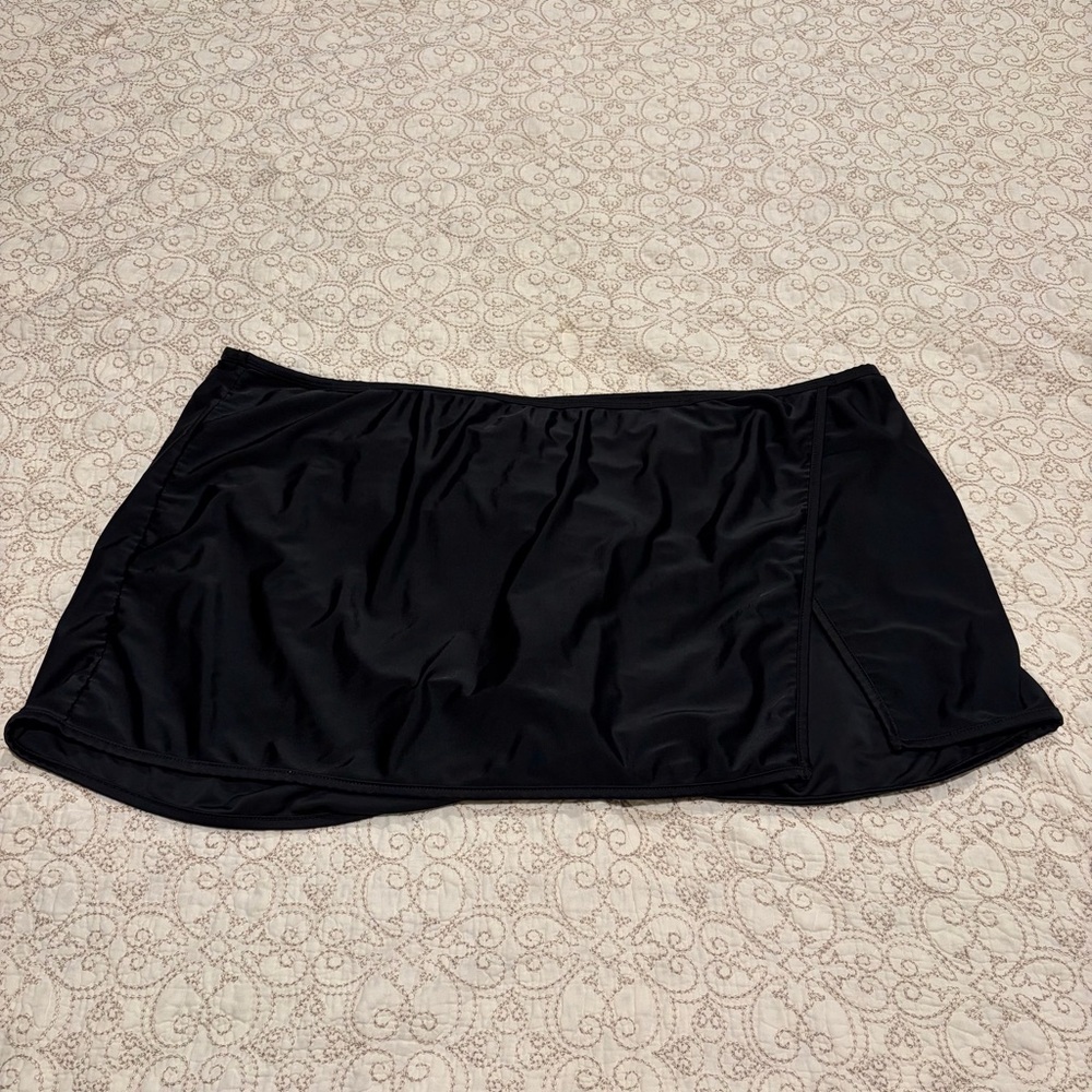 Time and Tru Women’s Black Swimwear Bottom Skirt Size 2X (20W-22W)
